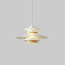 Modern white & gold designer pendant light living room