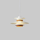 Modern white & gold designer pendant light living room