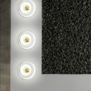 DecorBites™ Modern White-Gold Circle Sconce Lighting - Designer Wall-Mounted Marble Light with 1 Bulb