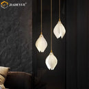 DecorBites™ Ceramic LED Staircase Pendant Light Two-Tone Adjustable for Living, Dining, Bedroom