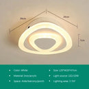 Modern white & gold led ceiling light aisle circular lamp
