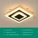Modern white & gold led ceiling light aisle circular lamp
