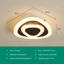Modern white & gold led ceiling light aisle circular lamp