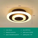 Modern white & gold led ceiling light aisle circular lamp