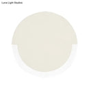 Modern white & gold round acrylic wall sconce bedroom warm white light