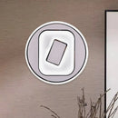 Gray Industrial Wall Light