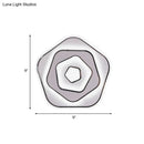 DecorBites™ White Scandinavian LED Acrylic Sconce Light for Study Room - Wall Lighting Fixture with Warm and White Light Options