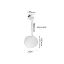 Modern white gregg glass suspension pendant light – villa staircase