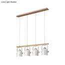 Modern white & grey dome shade pendant light – kitchen island