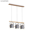 Modern white & grey dome shade pendant light – kitchen island