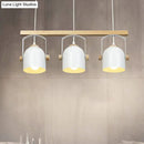 Modern white & grey dome shade pendant light – kitchen island