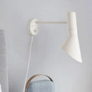 Modern white & grey rotating node wall sconce – bedroom light