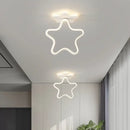 Modern white heart ceiling light bedroom led lighting fixture