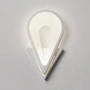 Modern white heart led wall sconce – bedroom minimalist light