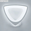 Modern white heart led wall sconce – bedroom minimalist light