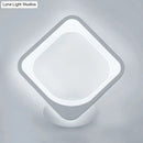 Modern white heart led wall sconce – bedroom minimalist light