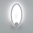 Modern white heart led wall sconce – bedroom minimalist light