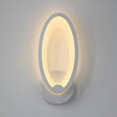 Modern white heart led wall sconce – bedroom minimalist light