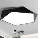 Modern white hexagonal led ceiling lamps for living room lighting