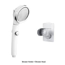 Modern white high pressure shower head with hose bathroom sprayer
