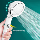 Modern white high pressure shower head with hose bathroom sprayer