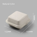 Modern white illustrated biodegradable dessert box set dining room