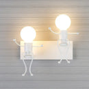 DecorBites™ Little Iron Man Cartoon Wall Sconce for Kids Room, Bedroom, Kitchen - Modern Design