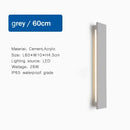 Modern white led limestone sconce garden porch wall light