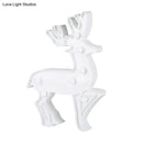 Modern white led reindeer nightstand light bedroom christmas element