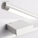 Modern white led vanity lamp with acrylic shade – bathroom wall light