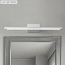 Modern white led vanity lamp with acrylic shade – bathroom wall light