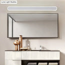 Modern white led wall light bathroom mirror fixture