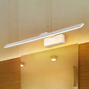 Modern white led wall mount light bathroom rectangular acrylic lamp