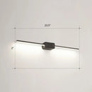 DecorBites™ Modern LED Wall-Mounted Vanity Lamp for Bathroom – Minimalistic Acrylic Pole Design