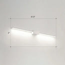 DecorBites™ Modern LED Wall-Mounted Vanity Lamp for Bathroom – Minimalistic Acrylic Pole Design