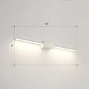 DecorBites™ Modern LED Wall-Mounted Vanity Lamp for Bathroom – Minimalistic Acrylic Pole Design