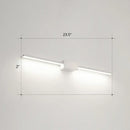 DecorBites™ Modern LED Wall-Mounted Vanity Lamp for Bathroom – Minimalistic Acrylic Pole Design