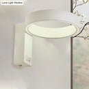 Modern white led wall sconce – living room direct wired light