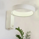 Modern white led wall sconce – living room direct wired light