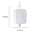 Modern white linen cotton pendant lamp kitchen island lighting