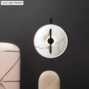 Modern white marble led wall sconce bedroom fixture type bulb included