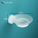 Modern white matte metal bathroom accessory set – bathroom
