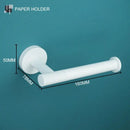 Modern white matte metal bathroom accessory set – bathroom