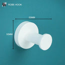 Modern white matte metal bathroom accessory set – bathroom
