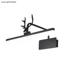 Modern white metal antler vanity wall lamp for bathroom