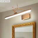 Modern white metal antler vanity wall lamp for bathroom