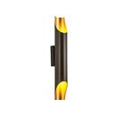 Modern white metal fixture wall sconce with gold accents living room