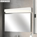 Modern white metal shade led wall sconce bathroom light