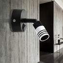 Modern white metal wall mounted led spotlight bedroom reading light