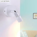 Modern white metal wall mounted led spotlight bedroom reading light
